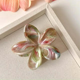 Acrylic Flower Hair Clip for Women Sweet Fresh Texture Hair Claws Clips Trendy Hair Accessories Girl Hairpin Korean Headwear