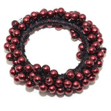 Pearls Beads Hair Ties Elastic Hair Bands For women Hair Rope Scrunchies Ponytail Holders Rubber Hair Accessories
