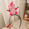 Ratatouille Hairband Cute Headband Kawaii Plush Hair Accessory Color Doll Wide-Brimmed Hairpin Creativity Headdress Gift