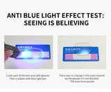 Blue Light Blocking Reading Glasses Men Women Ultralight TR90 Titanium Alloy Optical Frame Eyeglasses Square Eyewear