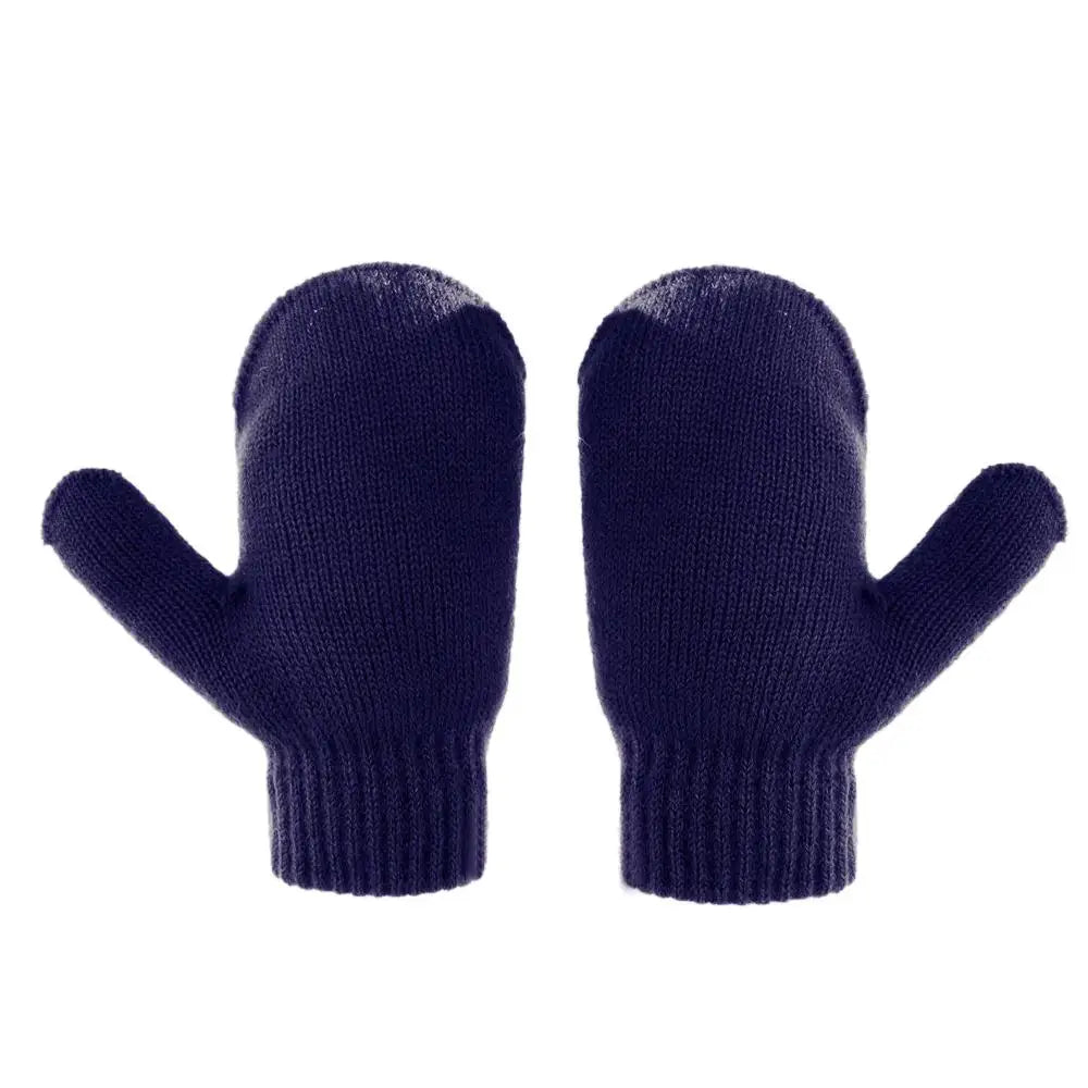 Ensemble bonnet, écharpe et gants chauds pour l'hiver pour enfants de 0 à 3 ans