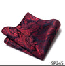 Vangise Brand Newest style  Silk Hanky Man Floral Gray Fit Business lover's day Pocket Square Handkerchiefs