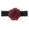 1Pc Baby Nylon Headscarf Astique Suitable Newborn Girl Flower Handmade Headband Elastic Hairband Turban Toddler Hair Accessories