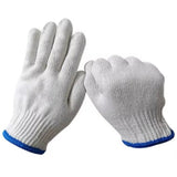 Lot de 12 paires de gants de travail résistants à l'usure pour femmes et hommes, en fil de coton, antidérapants, en tricot, pour la protection du travail et le jardinage