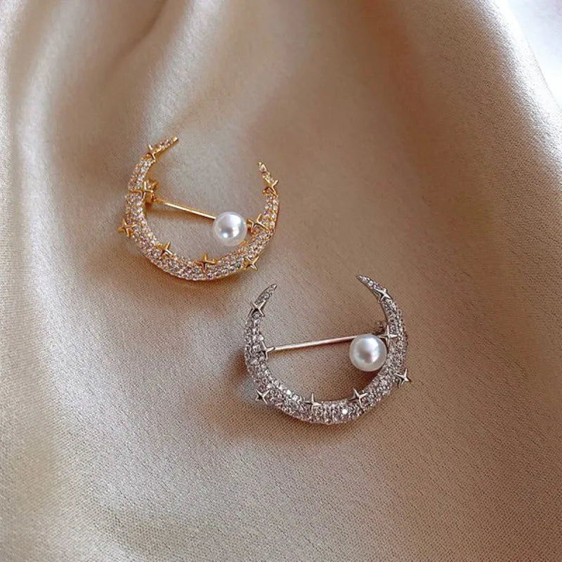 Broche en strass avec cercle creux tendance, pour châle, foulard, broche en cristal, cadeau pour femme, accessoires, vente en gros