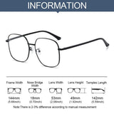 Blue Ray Blocking Anti-Blue Light Glasses Ultralight Metal Computer Goggles Eye Protection Optical Spectacle Eyeglass Office