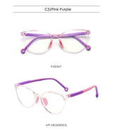 Blue Light Blocking Glasses for Kids Computer Glasses TR90 Frame Clear Lens Girl Boy Video Gaming Children Safety Eyewear