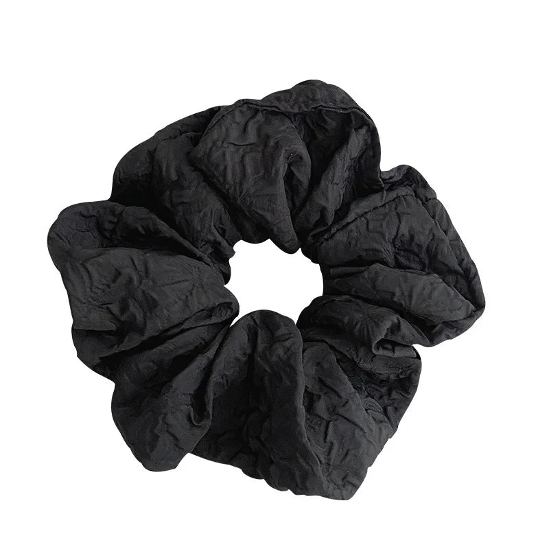 Élastiques à cheveux coréens pour femmes, chouchous de couleur unie, accessoires pour cheveux, queue de cheval