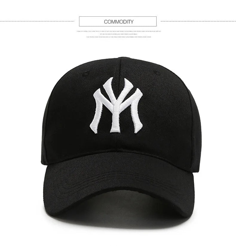 Casquettes de baseball à broderies tendance pour femmes et hommes, casquettes snapback, visières, chapeau de soleil, unisexe, réglables, en coton