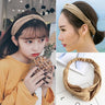 Cross elastic headband chiffon silk headband ladies headband hair accessory sports face wash
