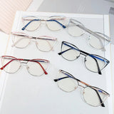 Blue Light Blocking Women Designers Eyeglasses Optical Spectacle Computer Eye Protection Glass Fashion Eyewear