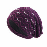 Bonnet de nuit unisexe doublé en satin pour femme et homme, bonnet de nuit ample pour soins capillaires, bonnet anti-chute, bonnet de nuit, couvre-chef