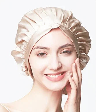 Pure Silk Hair Bonnets For Women Sleeping Cap Luxury Natual Silk Sleep Cap Night Bonnet Caps Hair Protection Turban Head Wraps