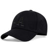 Casquette de baseball unisexe avec lettres brodées LA, ajustable, décontractée, pour le printemps et l'automne, pour l'extérieur, avec protection solaire