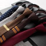 Cravates de mariage pour hommes, mode, cravates noires, chemises blanches, cravates à col, cadeaux, fermeture éclair, cravate en tricot pour hommes, vêtements, accessoires