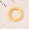 High Elasticity Telephone Coil Hairbands Women Spiral Hair Ties Girls Hair Rings Rope Solid Color Hair Accessories Gum Scrunchy