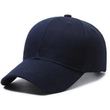 Casquette de baseball noire pour homme et femme, ajustable, en coton, style décontracté, pour l'été