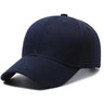 Casquette de baseball noire pour homme et femme, ajustable, en coton, style décontracté, pour l'été