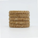 5PC High Elasticity Hair Ties Leopard Print Elastic Hair Scrunchie Ties for Women Wild Fashion Head Rope Hair Styling Accessorie