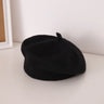 Fashion Baby Knitted Beret Hat Solid Color Children's Warm Hats Autumn Winter Painter Cap For Girls Kids Bonnet Accessories