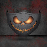 1 masque anti-poussière filtre adulte grande bouche masques faciaux 3D mascara Halloween masculin réutilisable lavable masque de clown mascara divertida