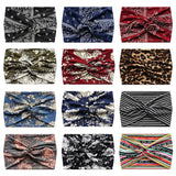 Twisted Wide Headbands for Women Extra Large Turban Workout Headband Fashion Yoga Hair Bands Boho Twisted Thick Hair Accessories