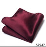 Vangise Brand Newest style  Silk Hanky Man Floral Gray Fit Business lover's day Pocket Square Handkerchiefs