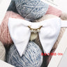 New Mans Black Bow Luxurious Polyester Horn Bow Tie With Pearl Chain Brooch For Bussiness Wedding Party Tuxedo Accessories Ties