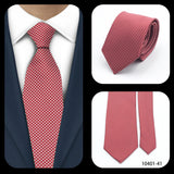 Cravates élégantes à pois pour hommes LYL 7 cm, cravate de luxe avec imprimé géométrique, cadeau pour invités, accessoires de festival pour gentleman