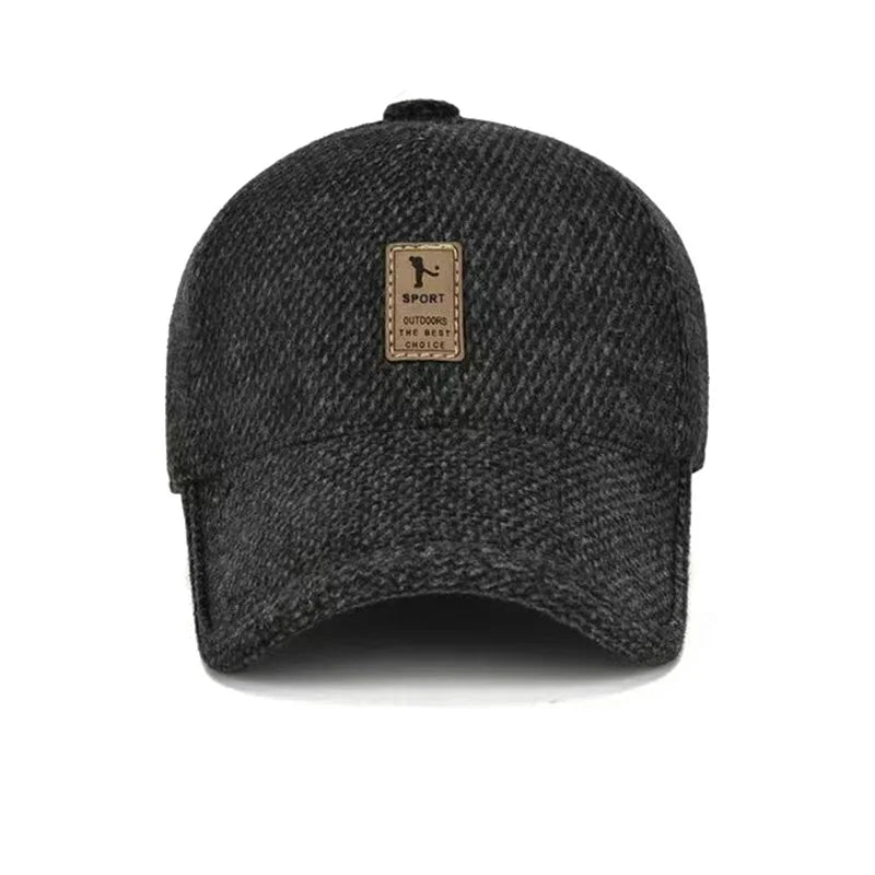 Chapeau en coton pour homme, chapeau d'automne et d'hiver, chapeau en tissu pour papa d'âge moyen, chapeau de baseball pour homme célibataire, chapeau de soleil