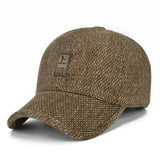 Chapeau en coton pour homme, chapeau d'automne et d'hiver, chapeau en tissu pour papa d'âge moyen, chapeau de baseball pour homme célibataire, chapeau de soleil