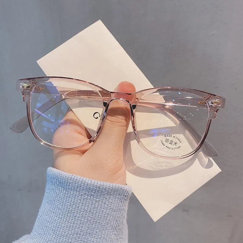 -1.0 -1.5 -2.0 To -6.0 New Transparent Finished Myopia Glasses Men Women Black Eyeglasses Prescription Shortsighted Eyewear