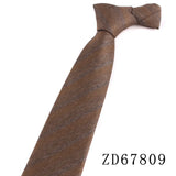 Nouvelles cravates rayées pour hommes et femmes, cravates en coton pour fêtes, affaires, cravates classiques à carreaux, cadeaux pour mariés