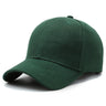 Casquette unisexe décontractée, unie, ajustable, à rabat, style hip-hop, pour homme et femme