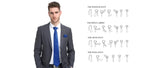 Cravate de mariage noire, dorée et rose pour homme, en soie florale, motif jacquard, pochette, boutons de manchette, pour soirée d'affaires, Barry.Wang