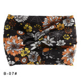 Printed Wide Elastic Headband Pilates Yoga  Running Cycling Hairband Turban Makeup Hair Hoop Makeup Headwrap for Women Girl