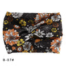 Printed Wide Elastic Headband Pilates Yoga  Running Cycling Hairband Turban Makeup Hair Hoop Makeup Headwrap for Women Girl