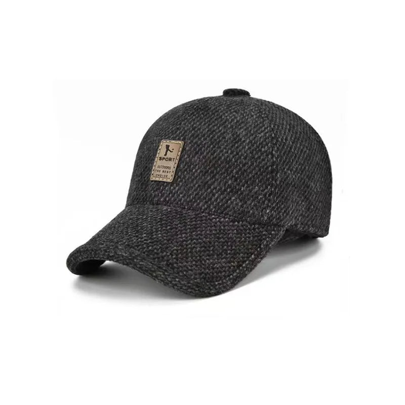 Chapeau en coton pour homme, chapeau d'automne et d'hiver, chapeau en tissu pour papa d'âge moyen, chapeau de baseball pour homme célibataire, chapeau de soleil