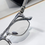 Popular Sunglasses Titanium Acetate Fashion Eyeglasse Frame Men Square Retro High Quality Women Luxury Brand Designer Glasses