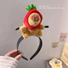 Headbands Summer Ladies Cute Face Wash Headband Funny Plush Hair Bands Hair Accessories Newborn Baby Props Children's Gifts