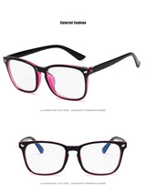 Blue Light Blocking Glasses Fashion Square Fake Eyelasses Anti Uv Ray Computer Gaming For Women And Men