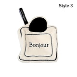 Hanging Hand Towel Double Layer Absorb Water Quick Drying Toilet Handkerchief Simple Household Children Fine Hand Towel
