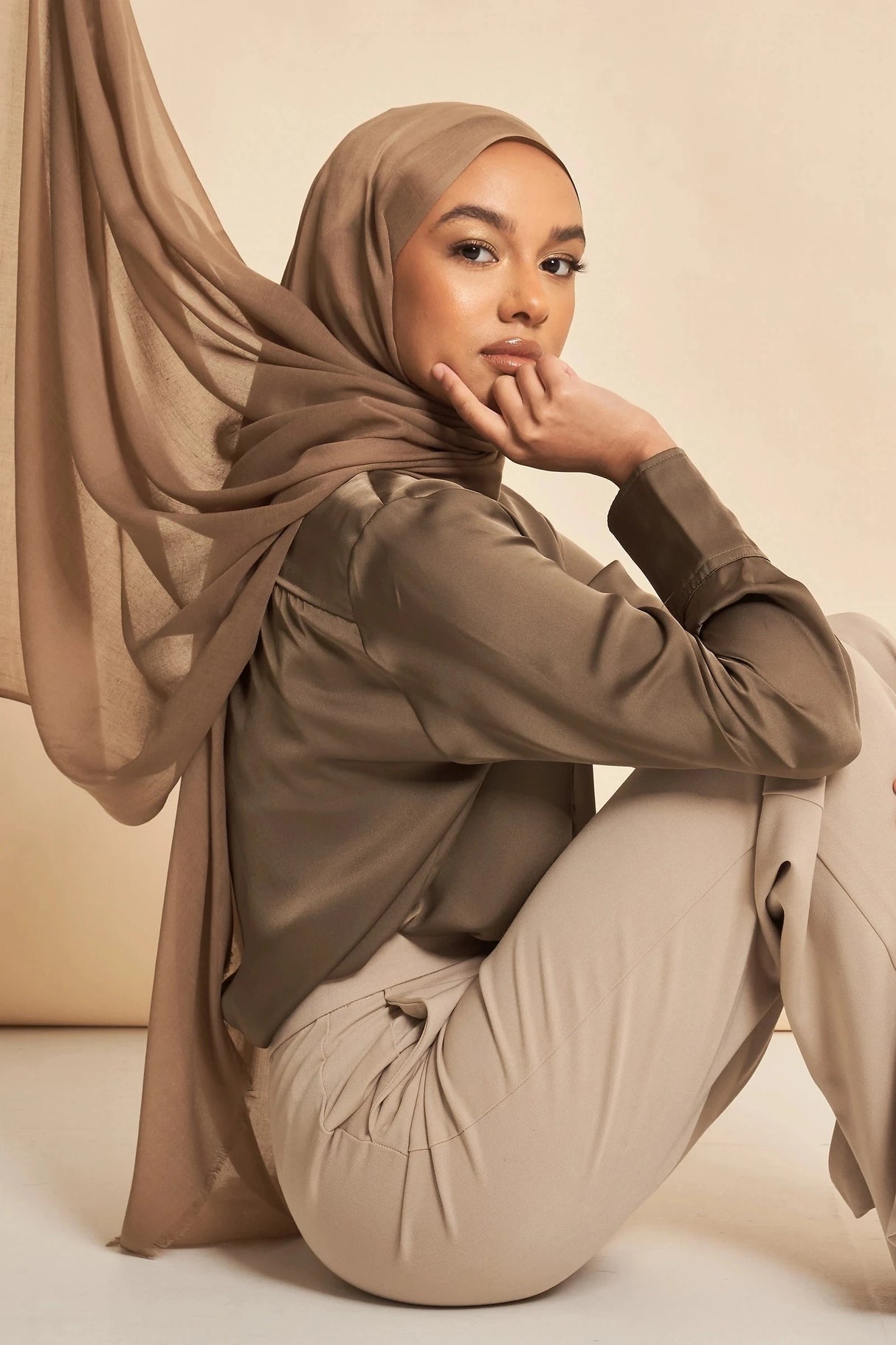 Écharpe en lin et coton doux, châle musulman, grand hijab uni, bandeau de haute qualité, longues écharpes, 190 x 100 cm, 1 pièce, vente au détail