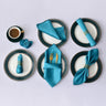 12Pcs 30X30cm Satin Table Napkin Soft Handkerchief Romantic Wedding Banquet Square Table Napkins Dinner Party Decoration