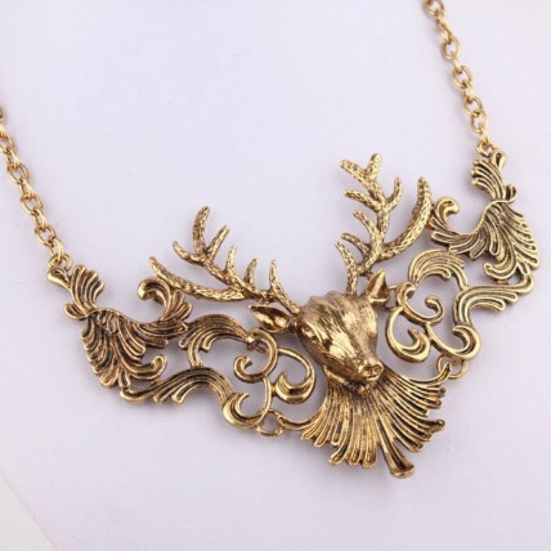 Elk Bow Tie High-end Fashion Women's Necklace Groom Wedding Casual Banquet Accessories Gift Personality Men's Jewelry