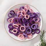 20pcs/lot Girl Elastic Hair Bands Girls Plush Ball Rubber Band for Children Sweets Scrunchie Hair Ties Kids Hair Accessories