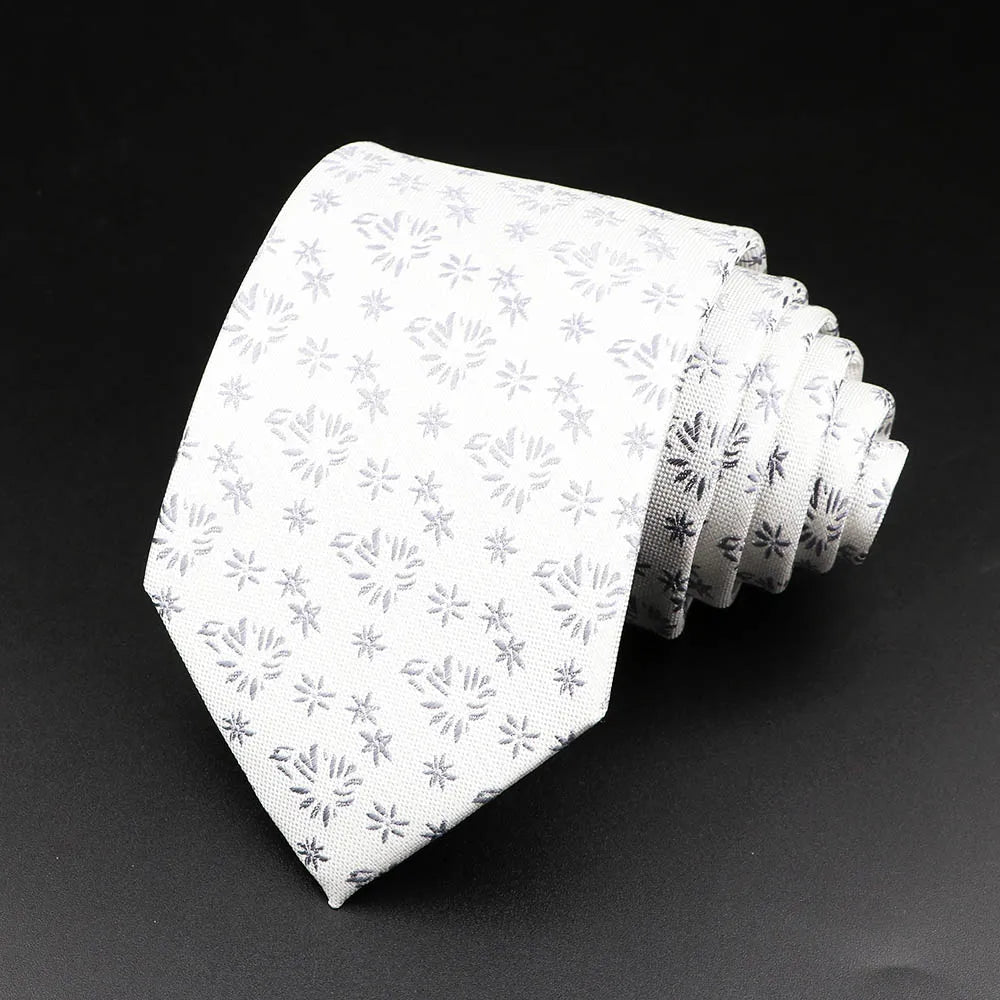 Cravate rayée pour homme, motif cachemire floral, marron et gris, idéale pour les loisirs, les affaires, le quotidien, les mariages, les fêtes, les accessoires, cadeau