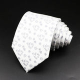 Cravate rayée pour homme, motif cachemire floral, marron et gris, idéale pour les loisirs, les affaires, le quotidien, les mariages, les fêtes, les accessoires, cadeau