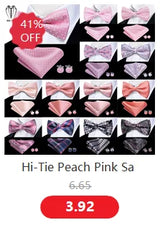 Hi-Tie Nœuds papillon verts de Noël pour hommes Cravate papillon en soie Ensemble de boutons de manchette et mouchoirs pour fête de mariage Nœud papillon uni à carreaux cachemire