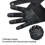Outdoor Winter Gloves Motorcycle Gloves With Fleece Lined Touch Screen Snow Glove Waterproof Thermal Gloves For Riding